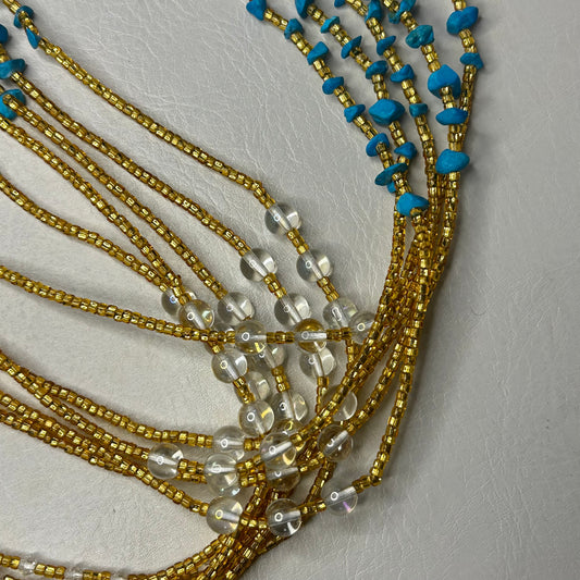 Stone Intentions waist beads by Avionna Naturals, detail view 2