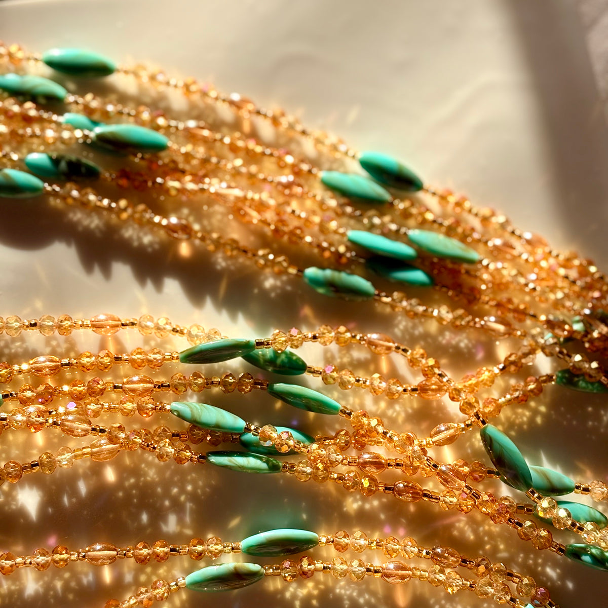 Aurelia waist beads by Avionna Naturals, detail view 13