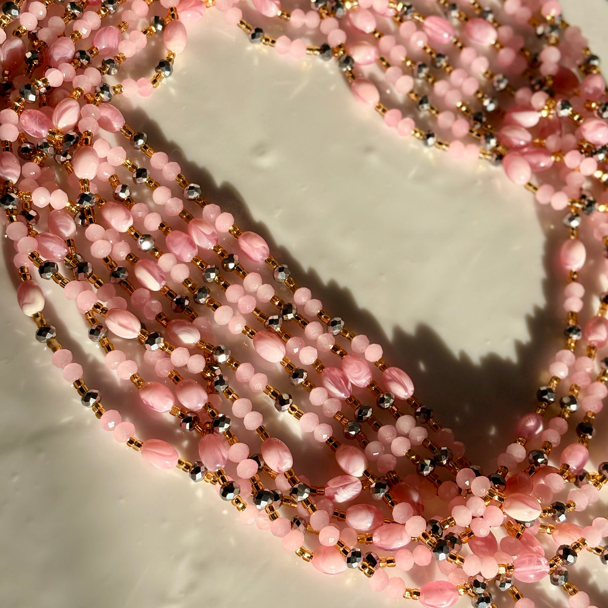 Eloise waist beads by Avionna Naturals, detail view 3