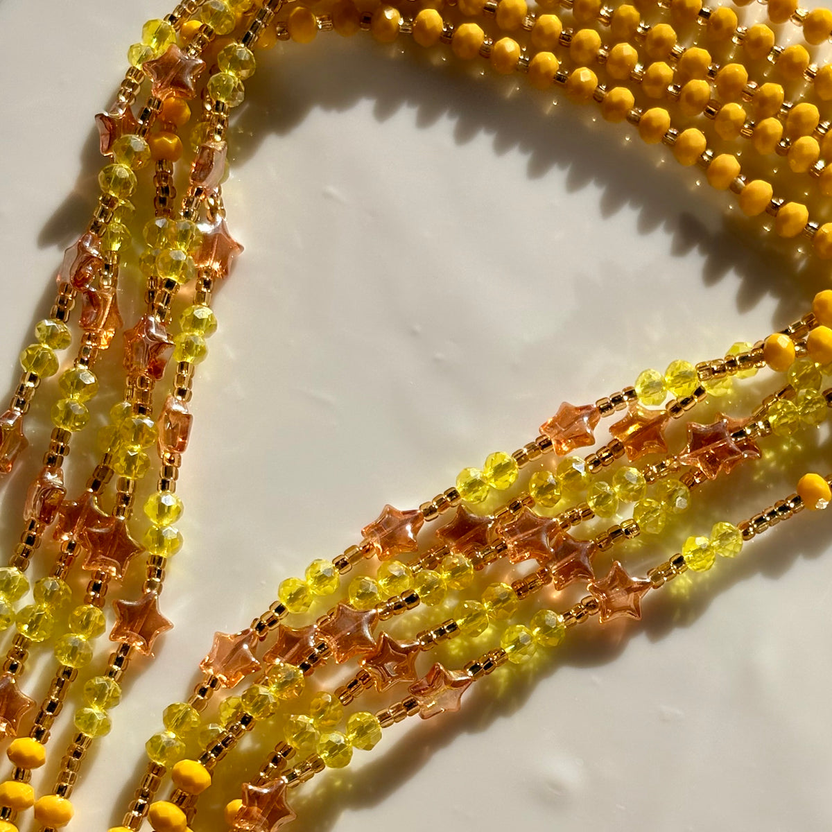 Sunshine waist beads by Avionna Naturals, detail view 3