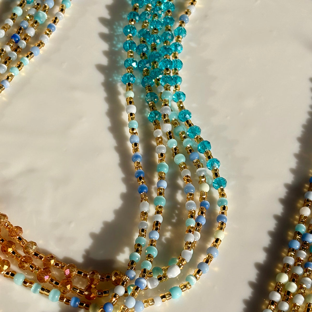 Muse waist beads by Avionna Naturals, detail view 5