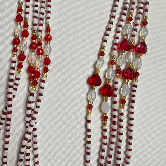 Eternal Love waist beads by Avionna Naturals, detail view 2