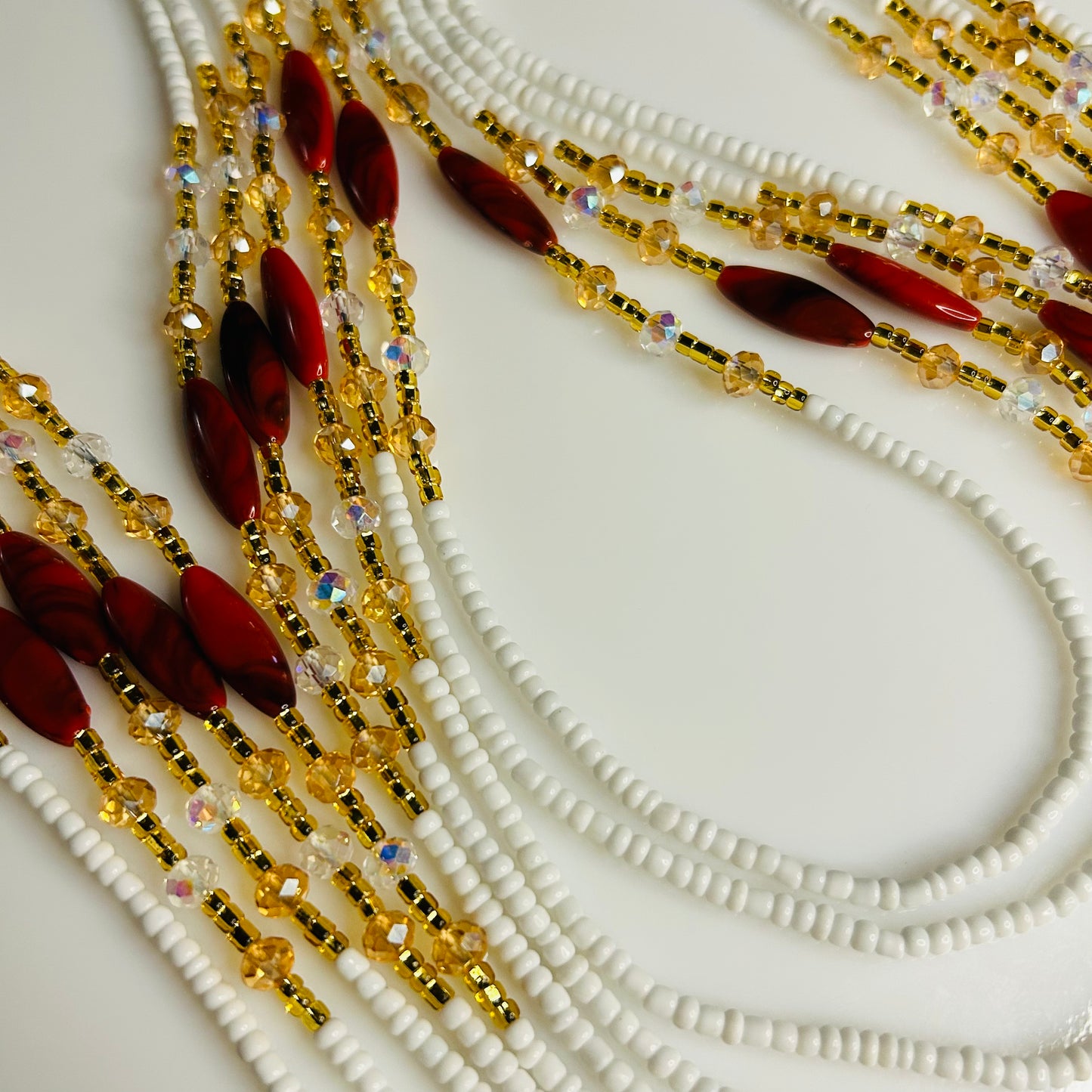 Ember waist beads by Avionna Naturals, detail view 3
