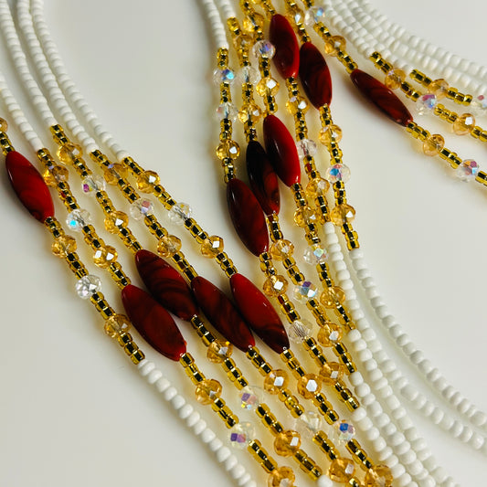 Ember waist beads by Avionna Naturals, detail view 2
