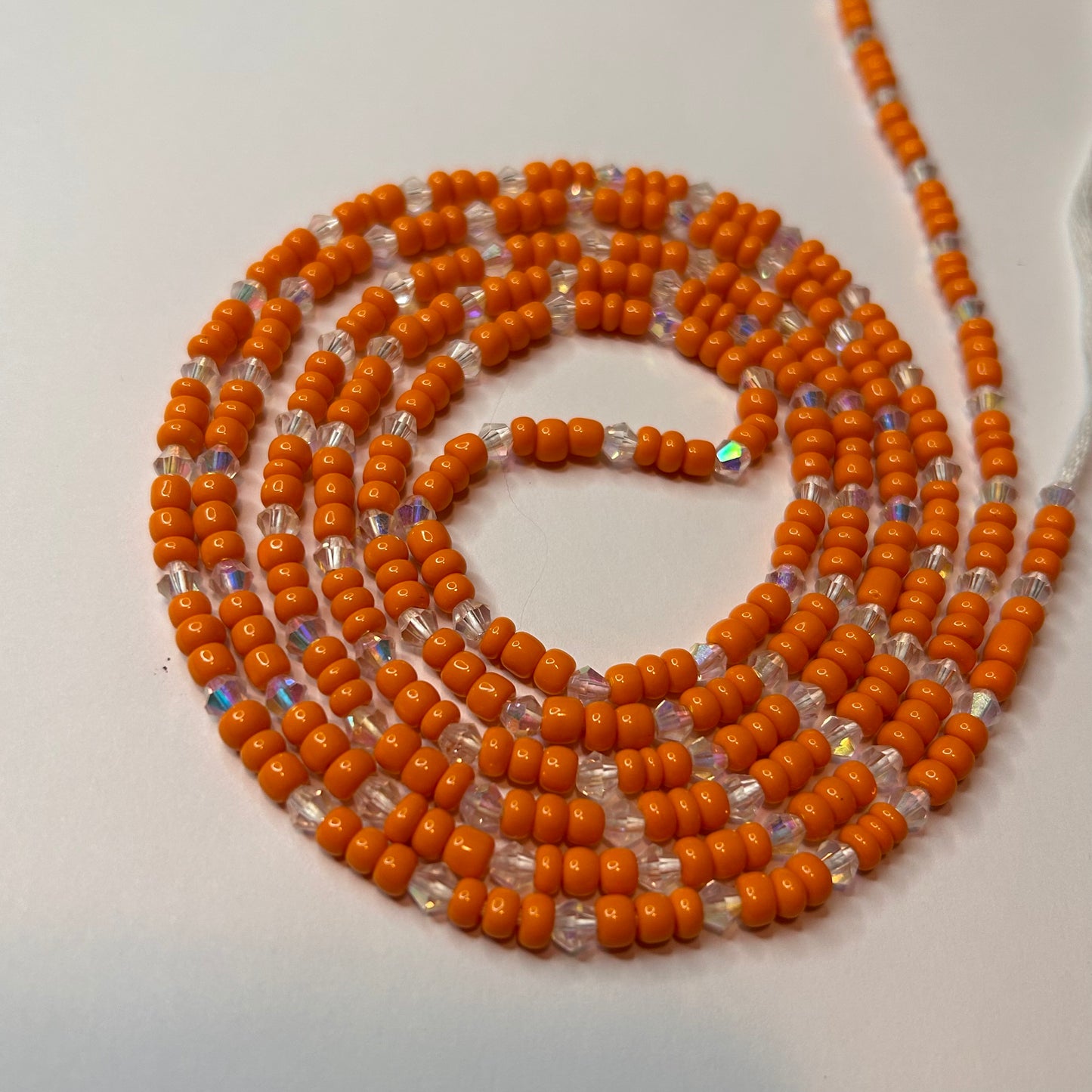 Marigold waist beads by Avionna Naturals, detail view 2