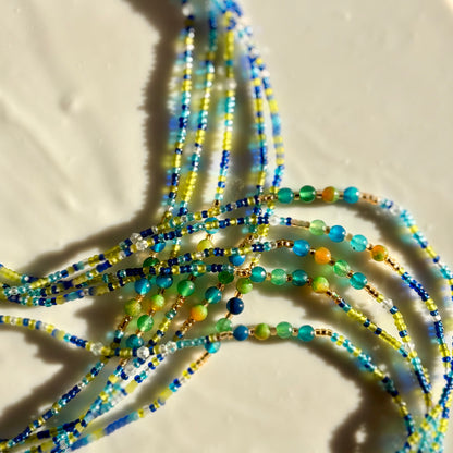 Bloom waist beads by Avionna Naturals, detail view 3