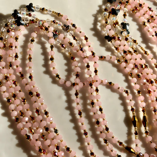 Rose Luster waist beads by Avionna Naturals