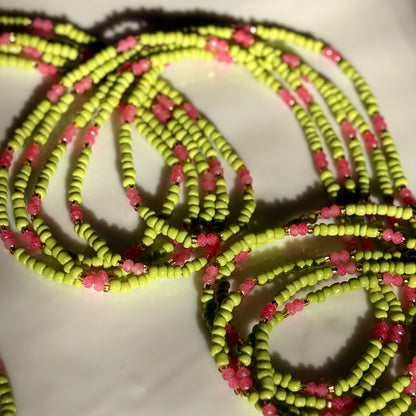 Strawberry Shortcake waist beads by Avionna Naturals, detail view 3