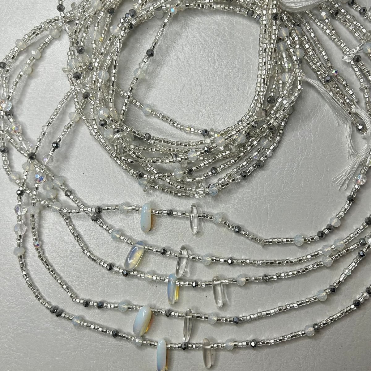 Moon Dust waist beads by Avionna Naturals, detail view 2