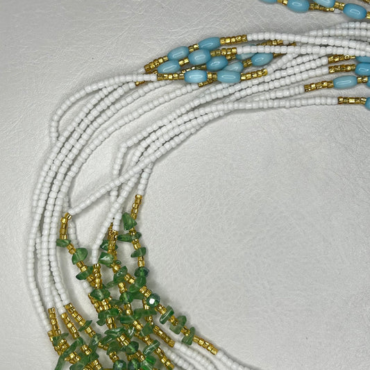 Coastline waist beads by Avionna Naturals, detail view 2