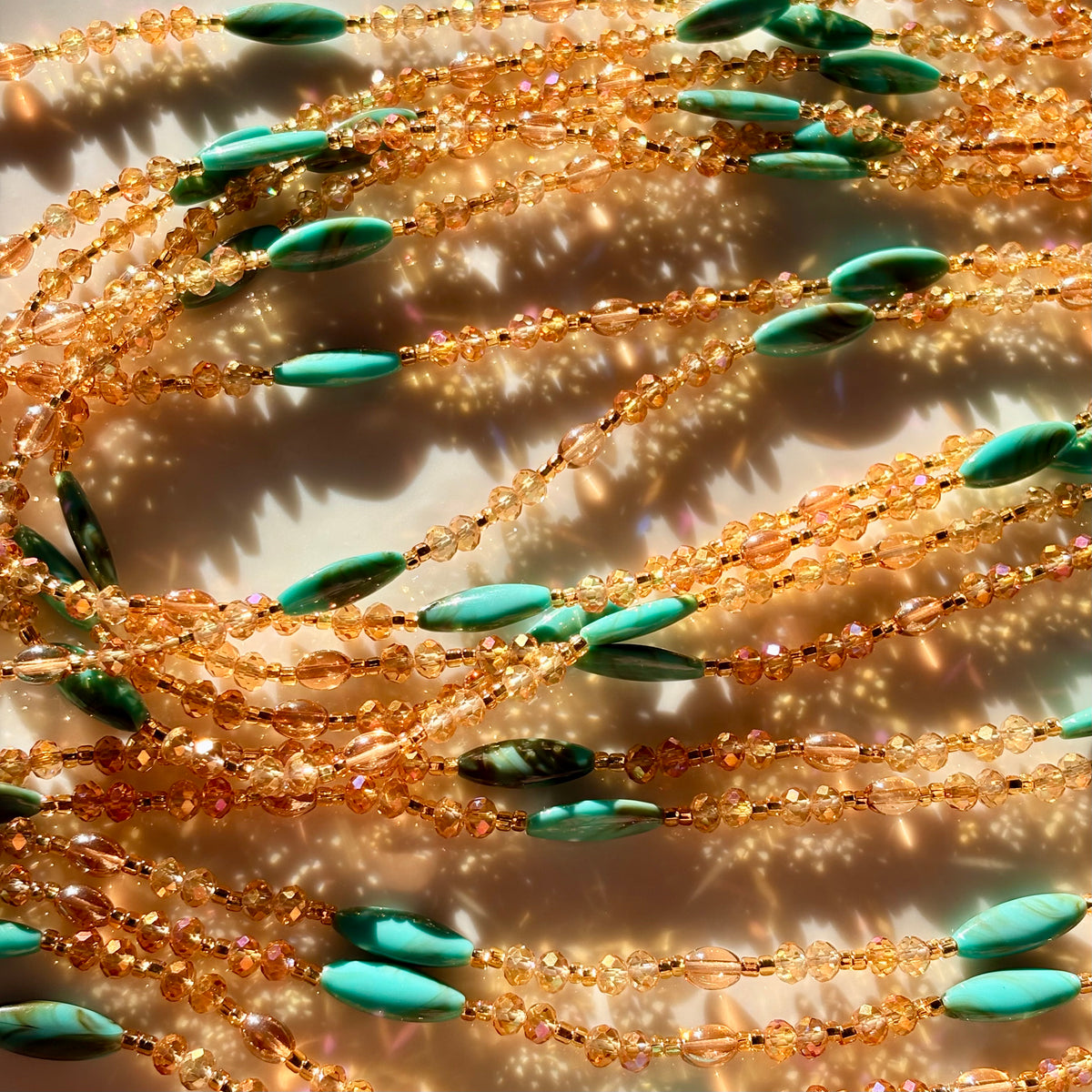 Aurelia waist beads by Avionna Naturals, detail view 11