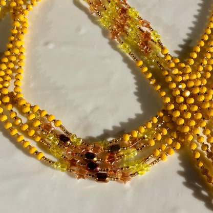 Sunshine waist beads by Avionna Naturals, detail view 2