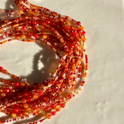 Bloom waist beads by Avionna Naturals, detail view 5