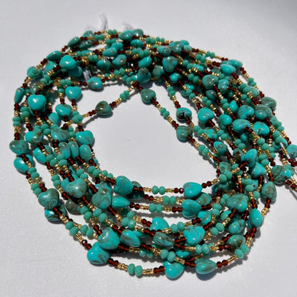 Heart of Gold waist beads by Avionna Naturals, detail view 4