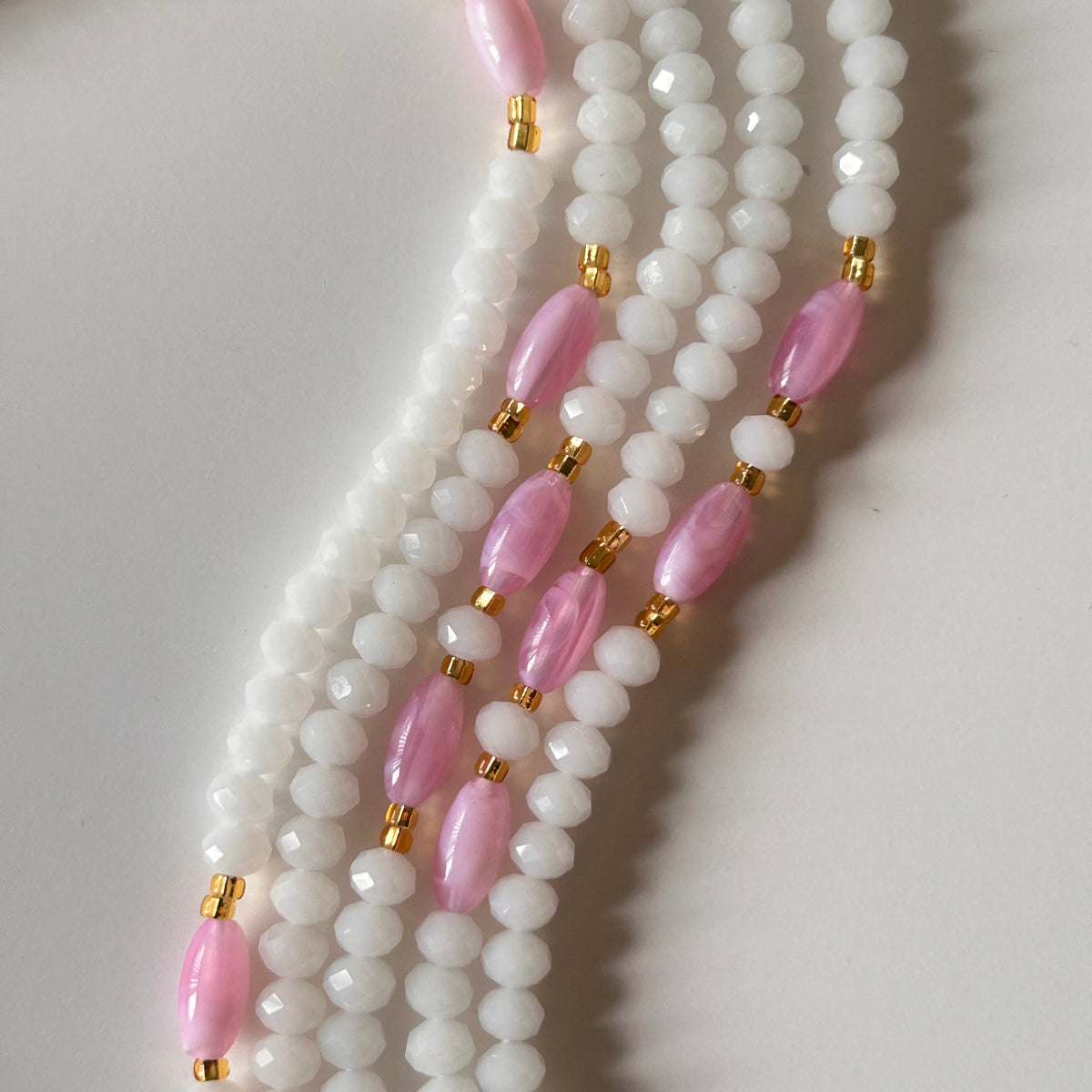 Rosette waist beads by Avionna Naturals, detail view 3