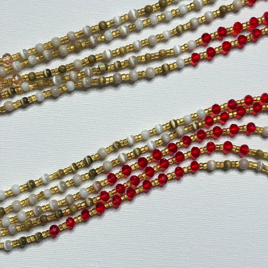 Muse waist beads by Avionna Naturals, detail view 2