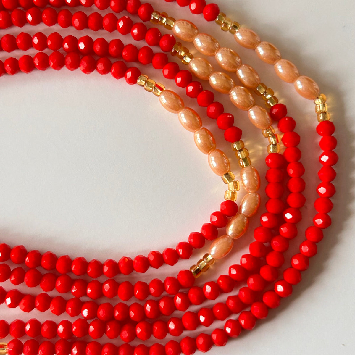Classic waist beads by Avionna Naturals, detail view 3