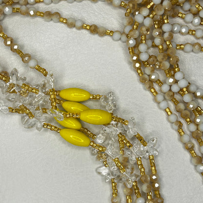 Lemon Luxe waist beads by Avionna Naturals