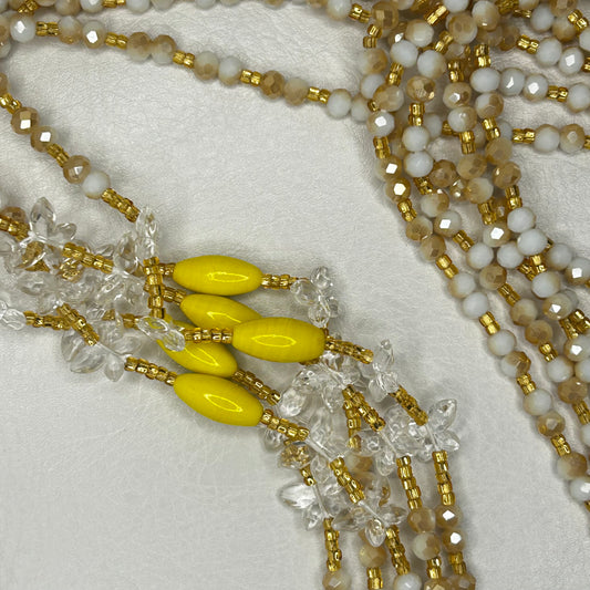 Lemon Luxe waist beads by Avionna Naturals