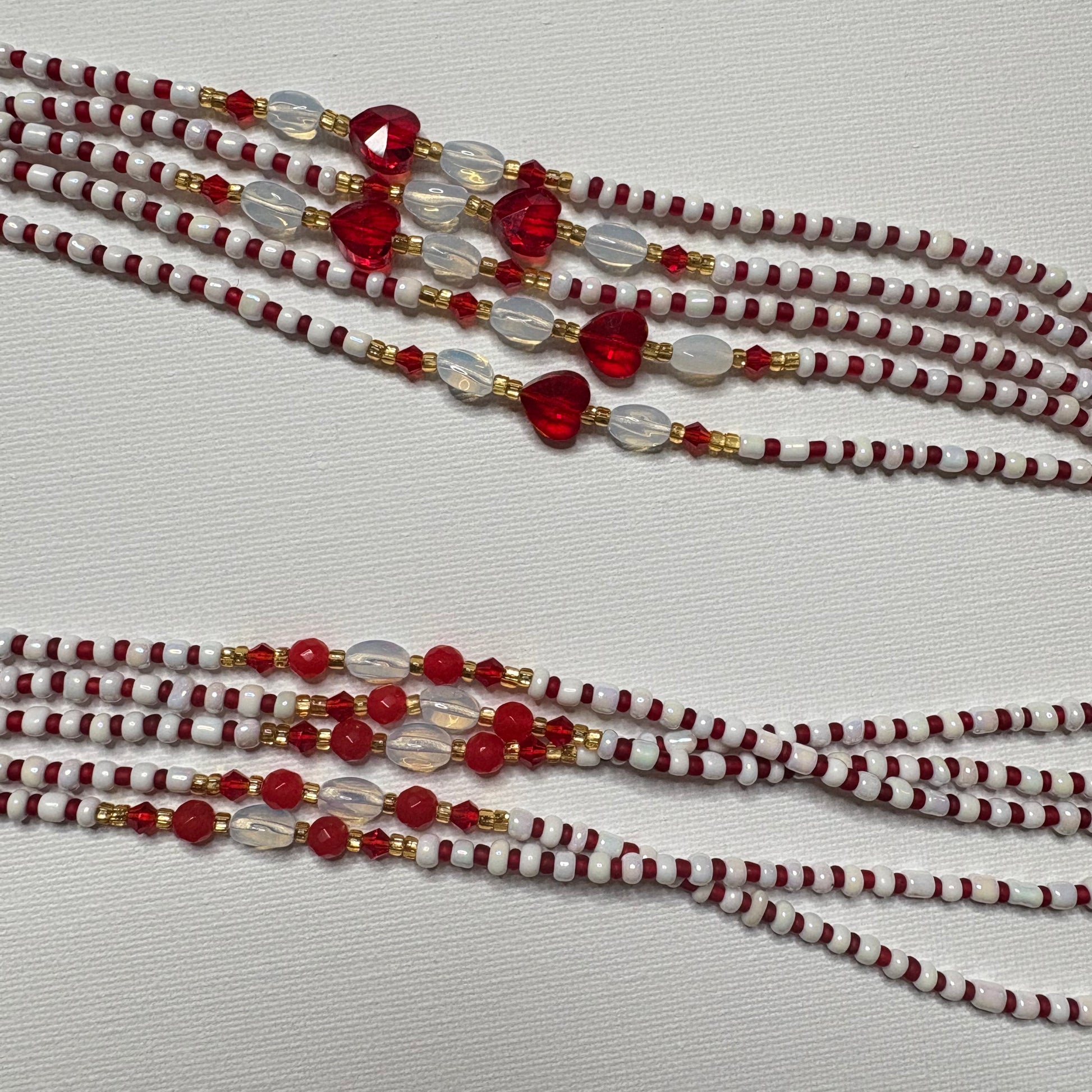 Eternal Love waist beads by Avionna Naturals, detail view 3