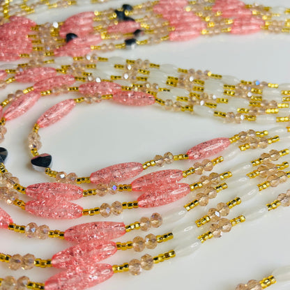 Delight (Glow in the Dark) waist beads by Avionna Naturals, detail view 6