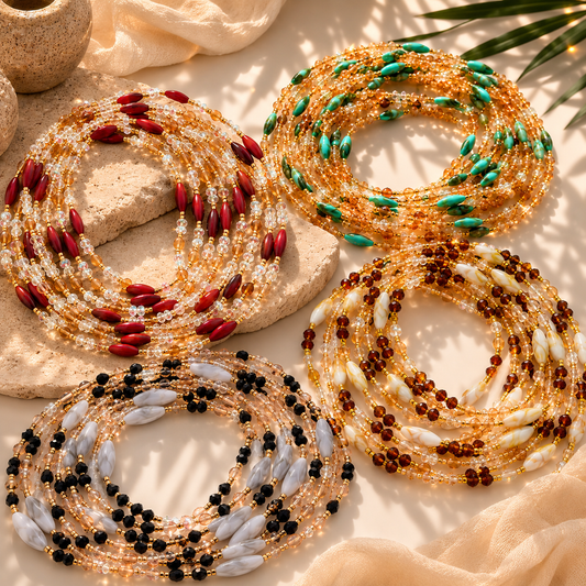Aurelia waist beads by Avionna Naturals