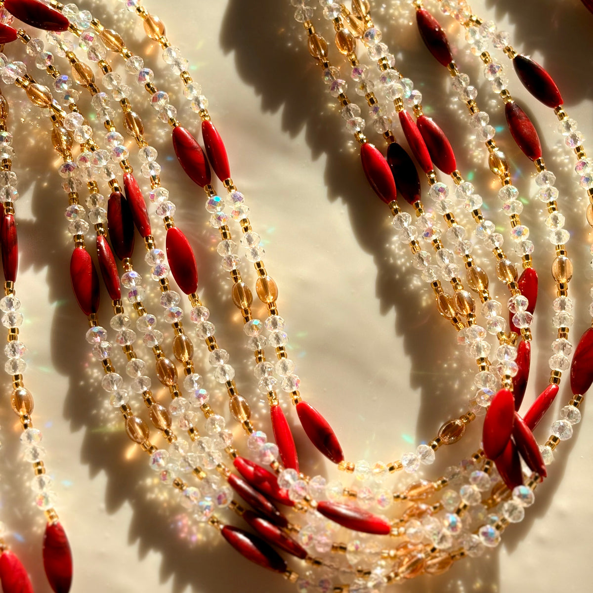 Aurelia waist beads by Avionna Naturals, detail view 10