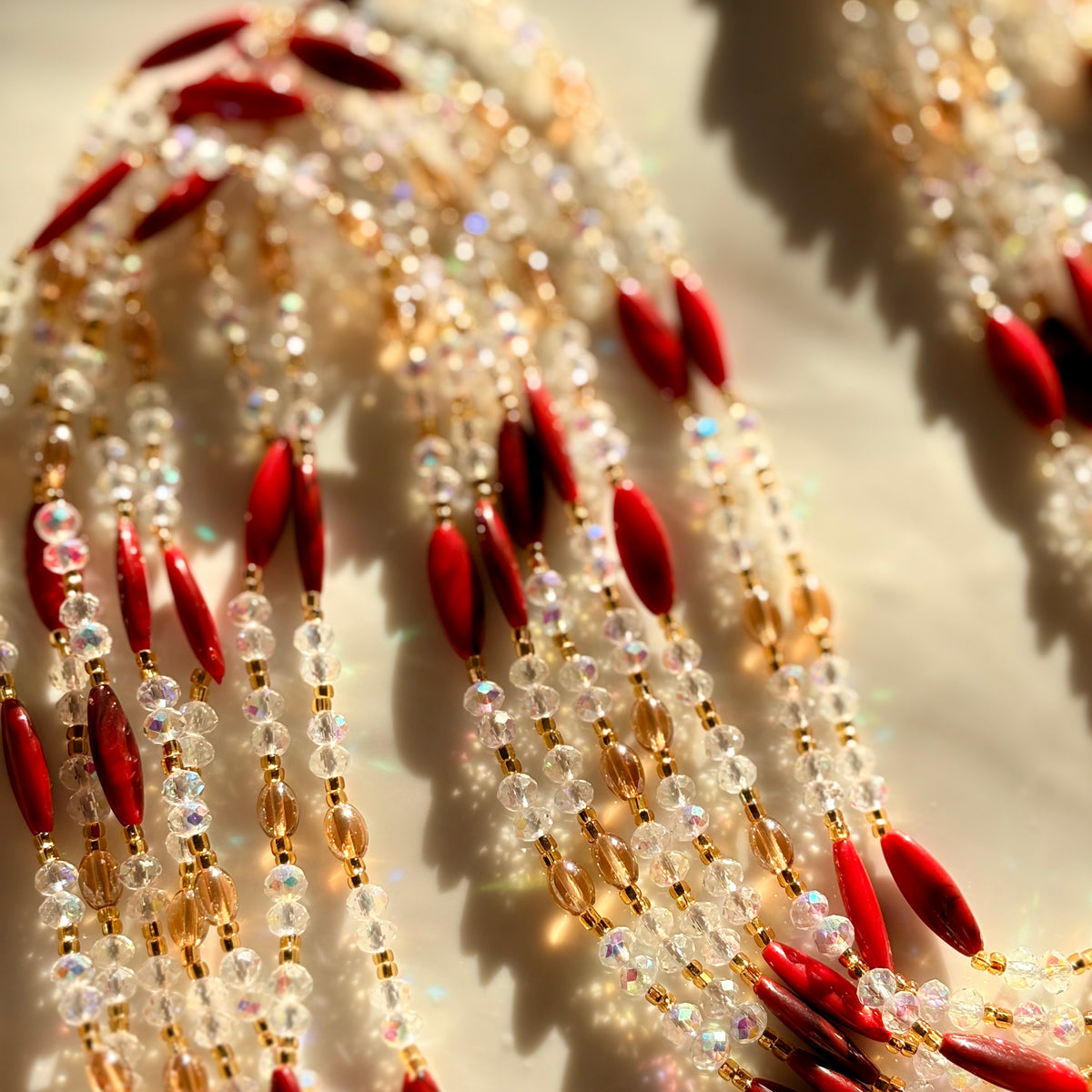 Aurelia waist beads by Avionna Naturals, detail view 9