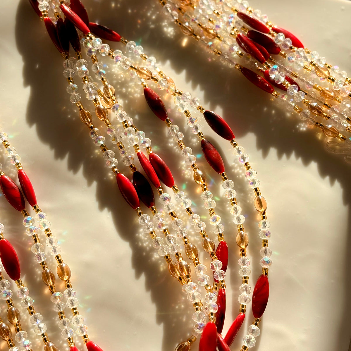 Aurelia waist beads by Avionna Naturals, detail view 8