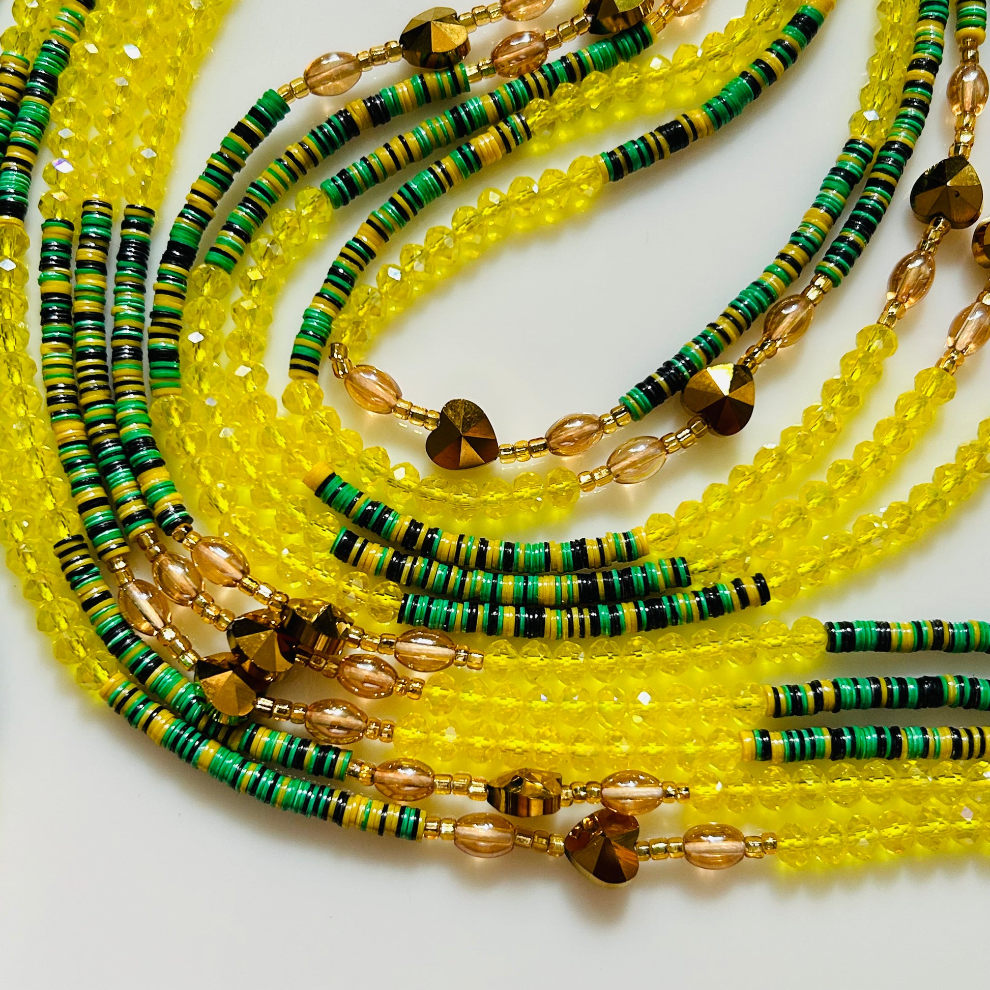Stacked & Styled waist beads by Avionna Naturals, detail view 3