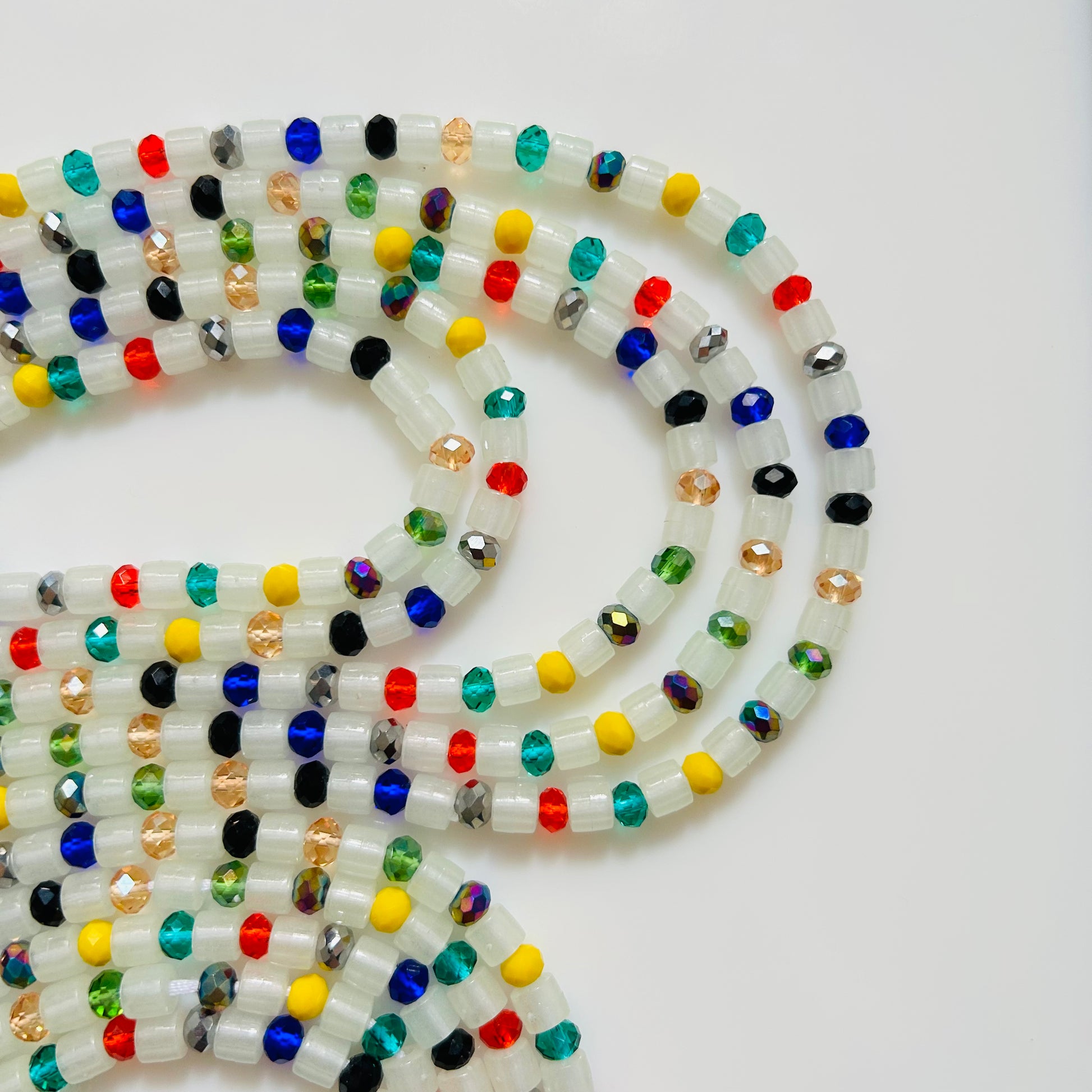 True (Glow in the Dark) waist beads by Avionna Naturals, detail view 3