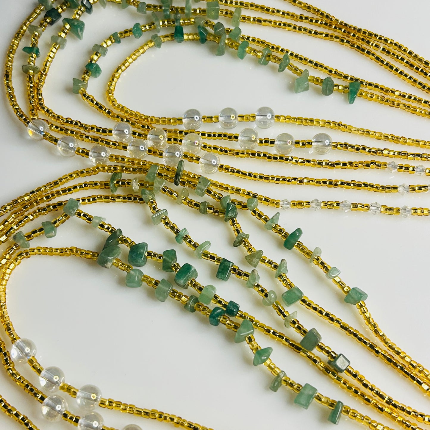 Stone Intentions waist beads by Avionna Naturals, detail view 11