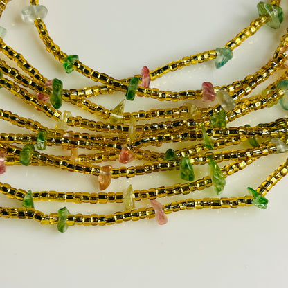 Stone Intentions waist beads by Avionna Naturals, detail view 14