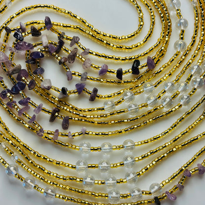 Stone Intentions waist beads by Avionna Naturals, detail view 4