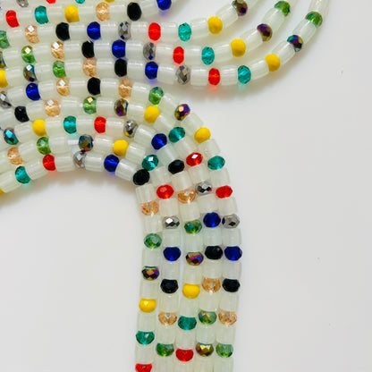 True (Glow in the Dark) waist beads by Avionna Naturals, detail view 2