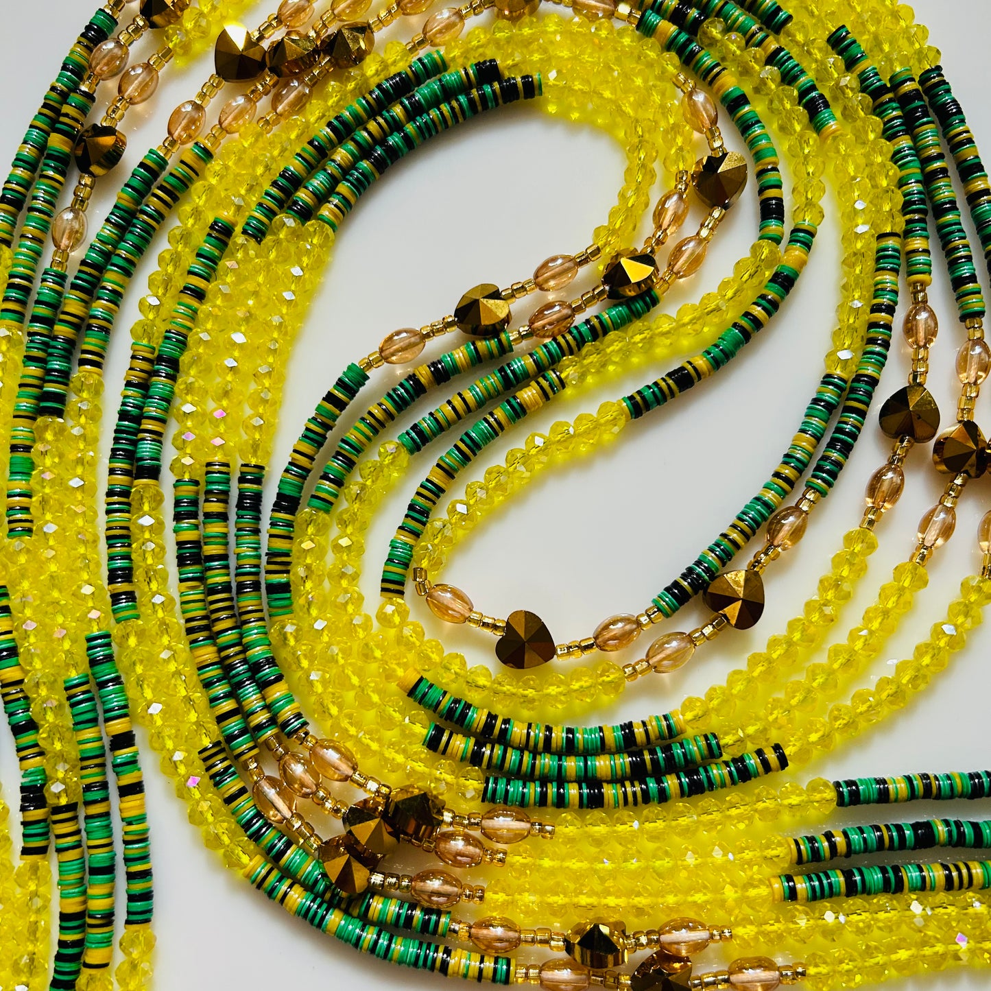Stacked & Styled waist beads by Avionna Naturals, detail view 2