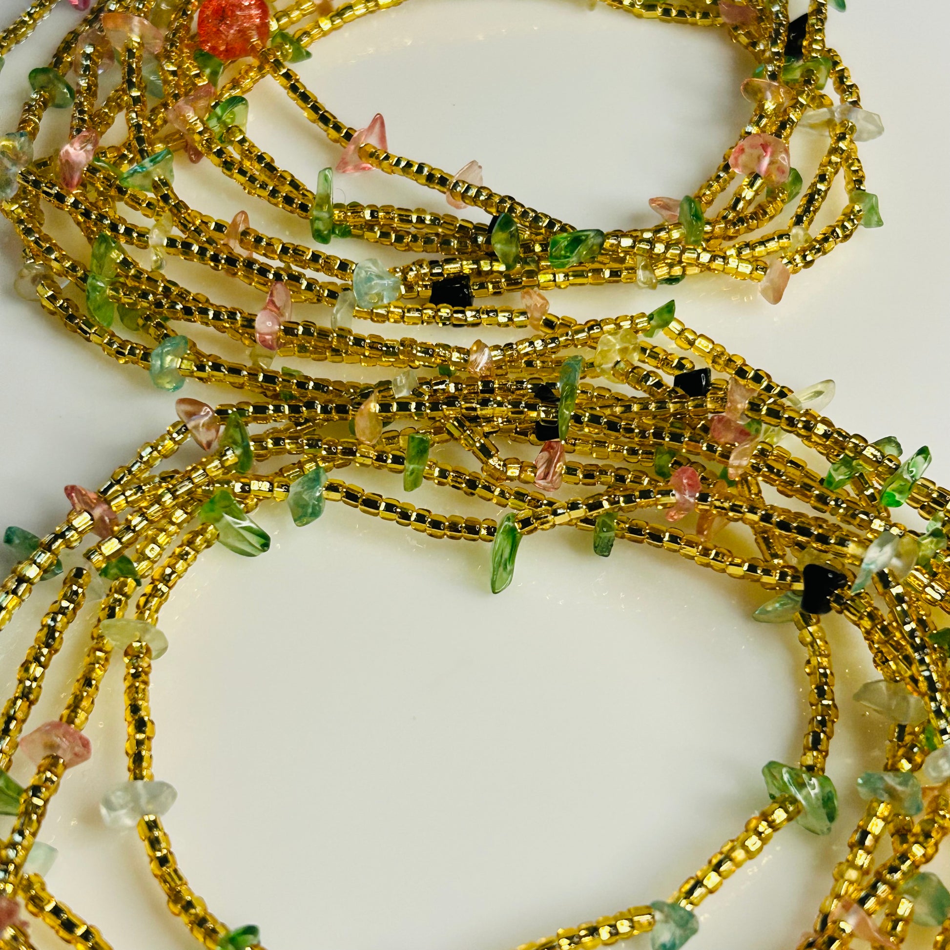 Stone Intentions waist beads by Avionna Naturals, detail view 15