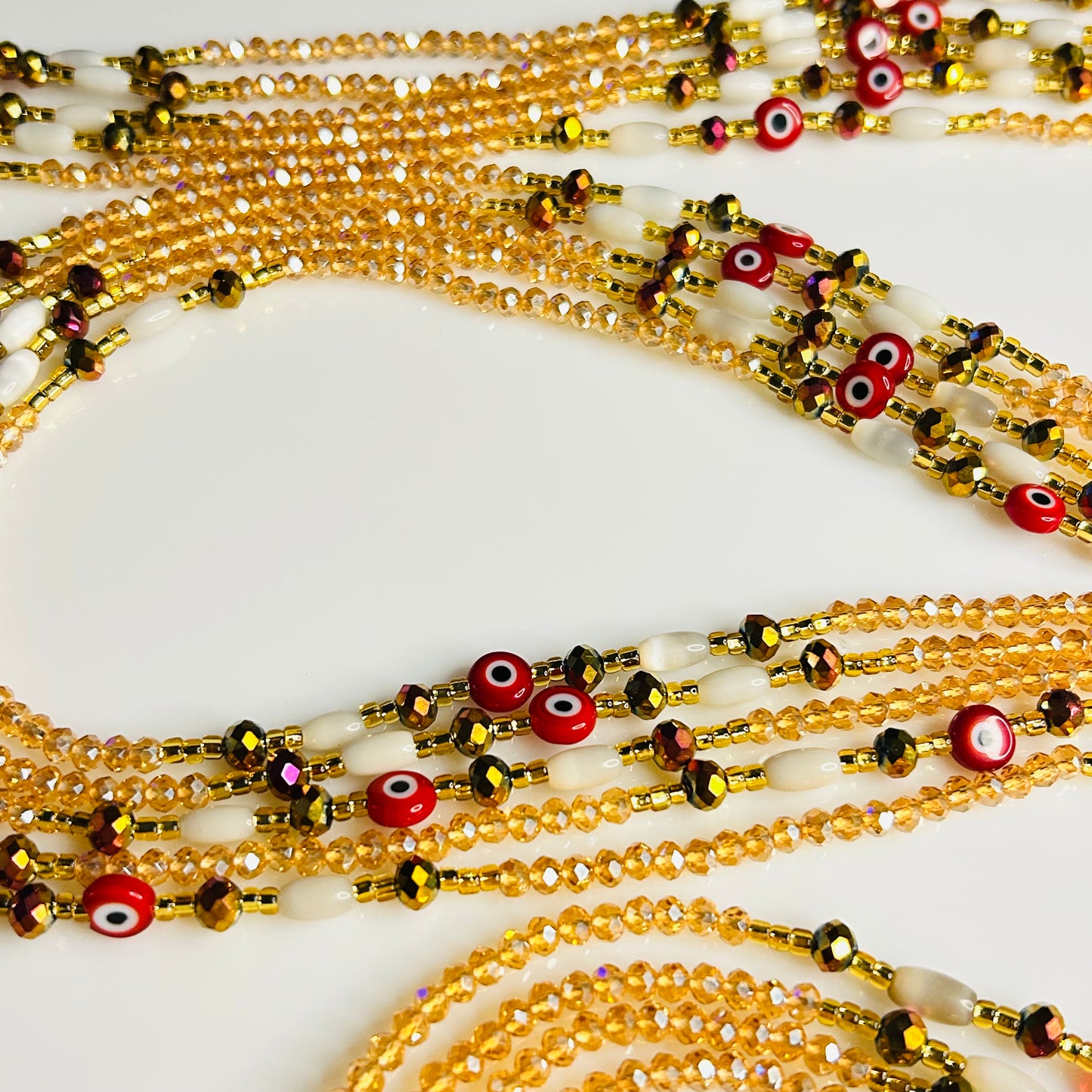 All Eyes Off Me waist beads by Avionna Naturals, detail view 2