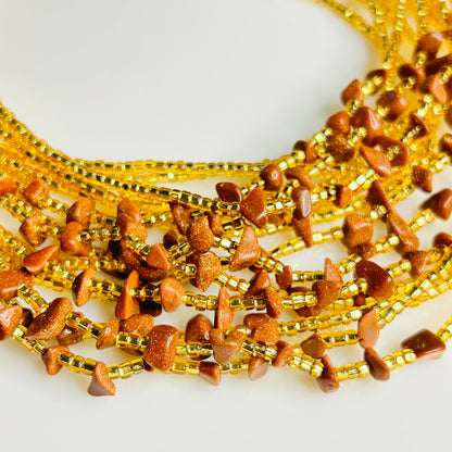 Stone Intentions waist beads by Avionna Naturals, detail view 6