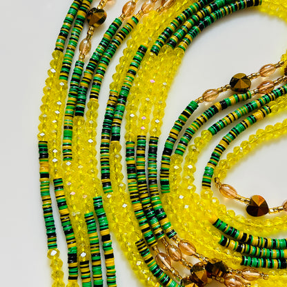 Stacked & Styled waist beads by Avionna Naturals