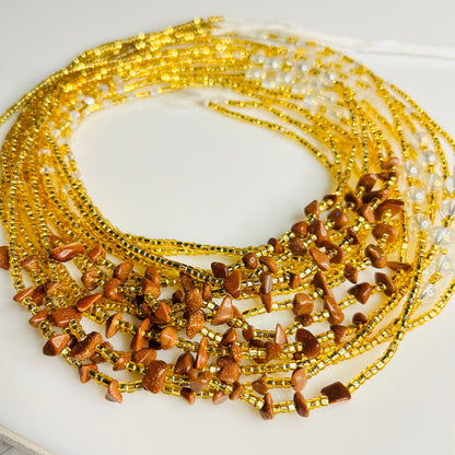 Stone Intentions waist beads by Avionna Naturals, detail view 7