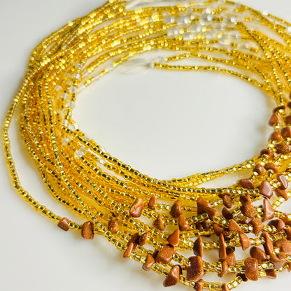 Stone Intentions waist beads by Avionna Naturals, detail view 8
