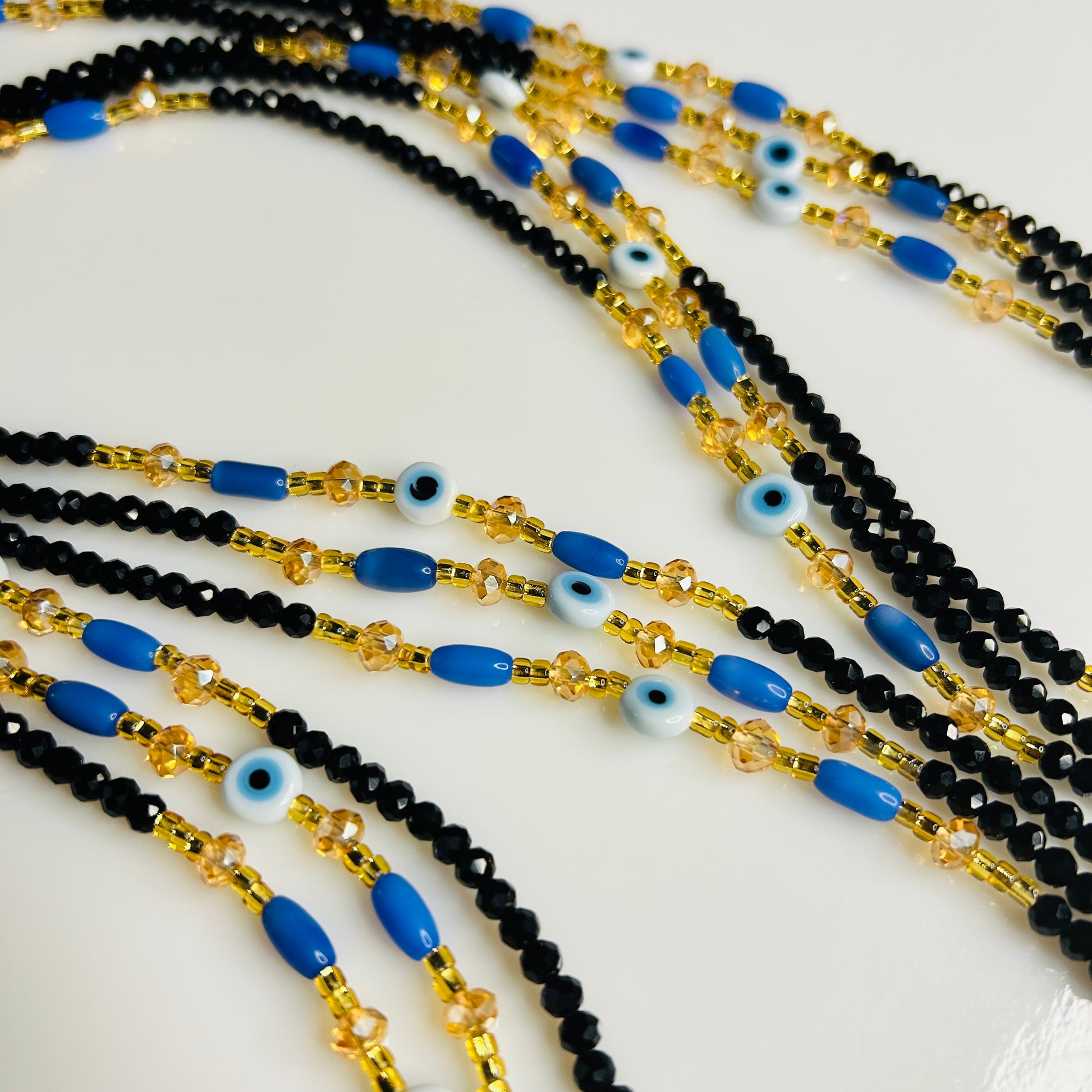 All Eyes Off Me waist beads by Avionna Naturals, detail view 14