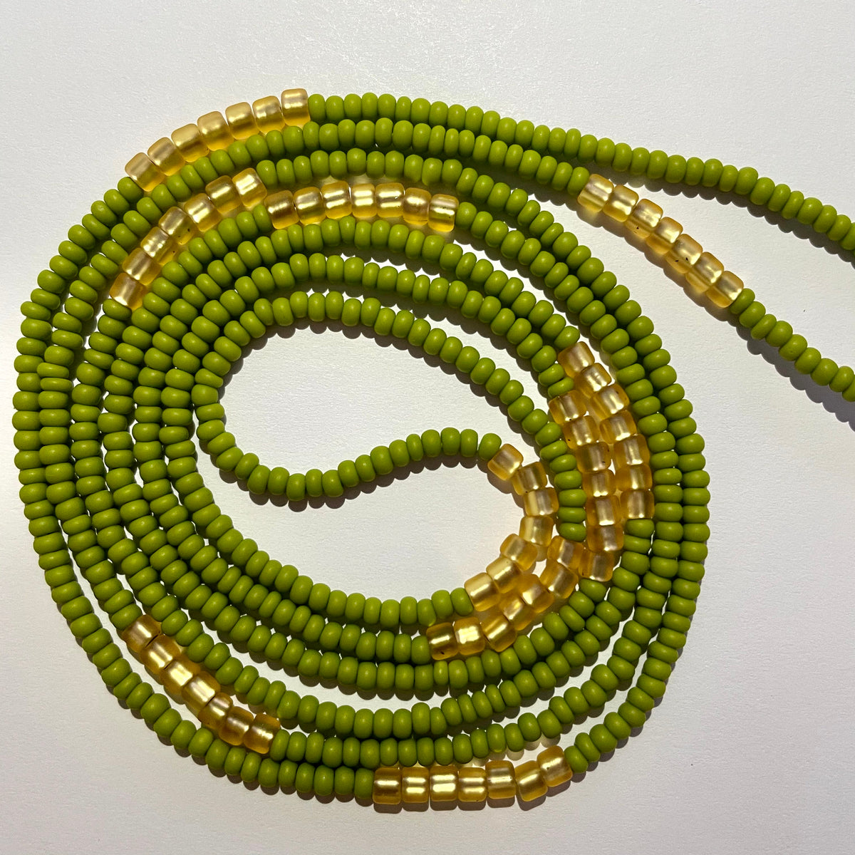 Chakra Set waist beads by Avionna Naturals, detail view 5