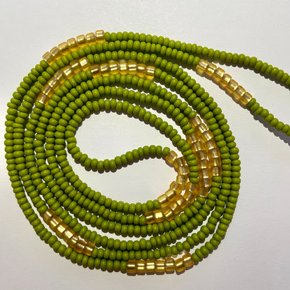Chakra Set waist beads by Avionna Naturals, detail view 5