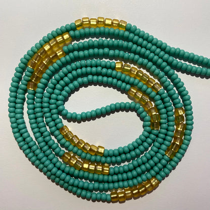 Chakra Set waist beads by Avionna Naturals, detail view 6