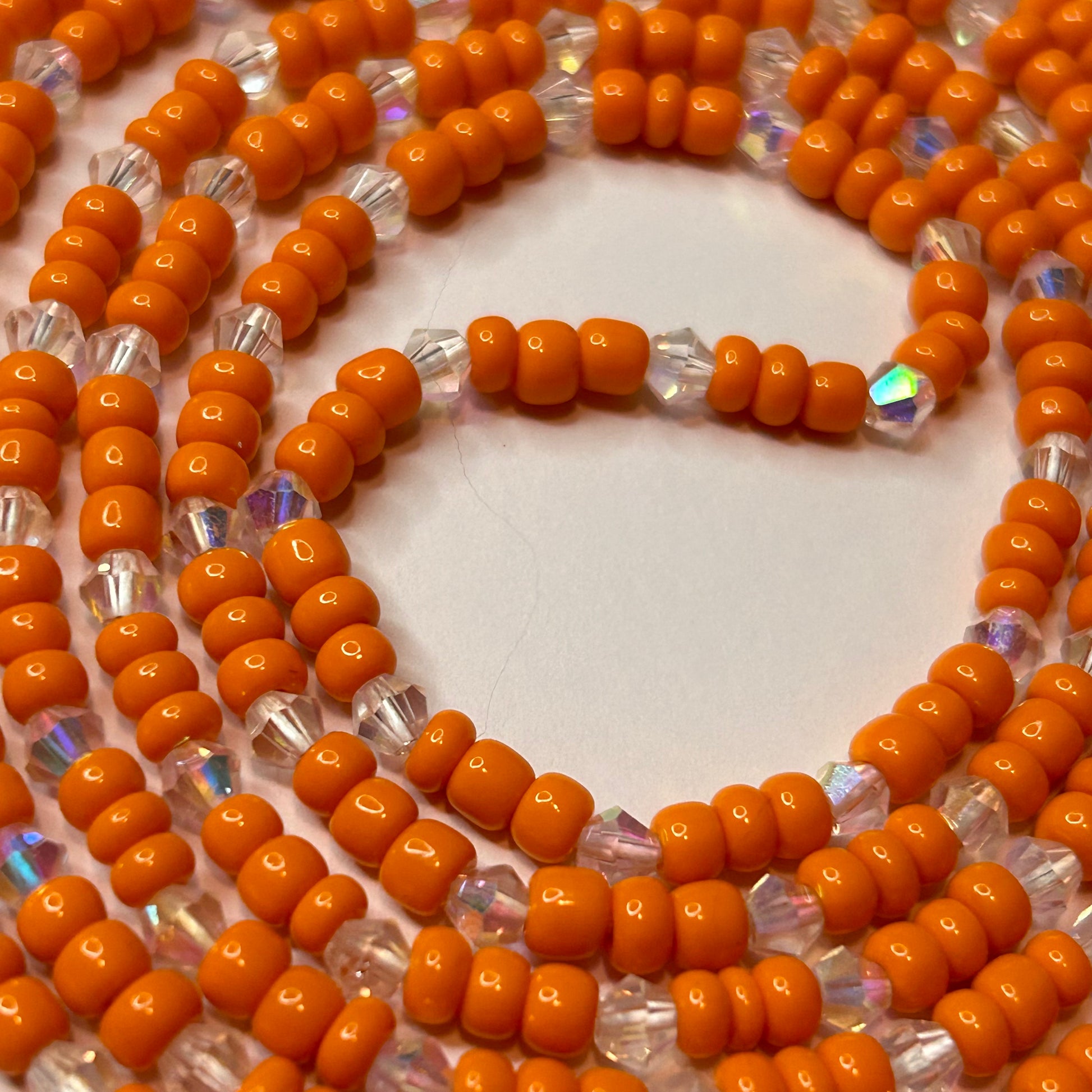 Marigold waist beads by Avionna Naturals