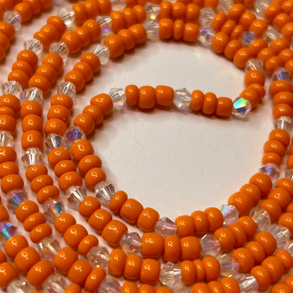 Marigold waist beads by Avionna Naturals