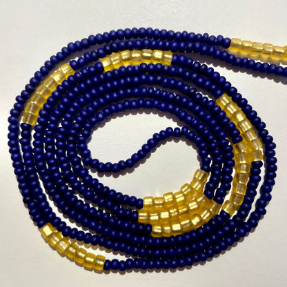 Chakra Set waist beads by Avionna Naturals, detail view 7