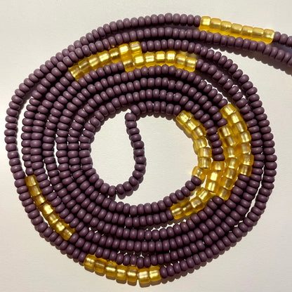 Chakra Set waist beads by Avionna Naturals, detail view 8